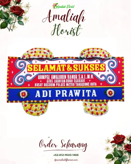 Papan Bunga Ucapan Selamat Gadingrejo